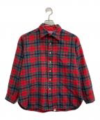 PENDLETONペンドルトン）の古着「フランネルチェックシャツ」｜グリーン×レッド