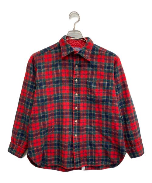 PENDLETON（ペンドルトン）PENDLETON (ペンドルトン) フランネルチェックシャツ グリーン×レッド サイズ:XLの古着・服飾アイテム