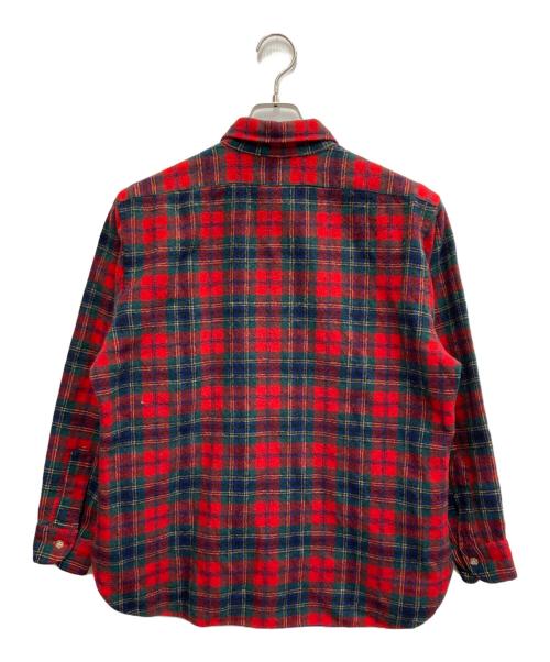 PENDLETON（ペンドルトン）PENDLETON (ペンドルトン) フランネルチェックシャツ グリーン×レッド サイズ:XLの古着・服飾アイテム