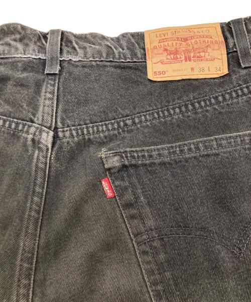 LEVI'S（リーバイス）LEVI'S (リーバイス) 550ブラックデニムパンツ ブラック サイズ:W38×L34の古着・服飾アイテム