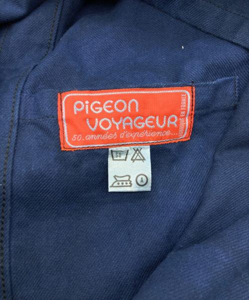 pigeon voyageur（ピジョンボヤージュ）pigeon voyageur (ピジョンボヤージュ) 60〜70's フレンチワークシャツジャケット ネイビー サイズ:50の古着・服飾アイテム