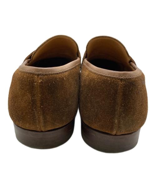 Crockett & Jones（クロケット＆ジョーンズ）Crockett & Jones (クロケット＆ジョーンズ) SYDNEY スエードコインローファー ブラウン サイズ:8　1/2Eの古着・服飾アイテム