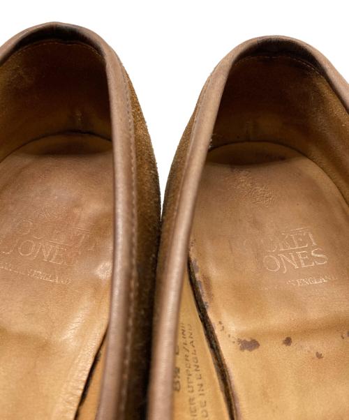 Crockett & Jones（クロケット＆ジョーンズ）Crockett & Jones (クロケット＆ジョーンズ) SYDNEY スエードコインローファー ブラウン サイズ:8　1/2Eの古着・服飾アイテム