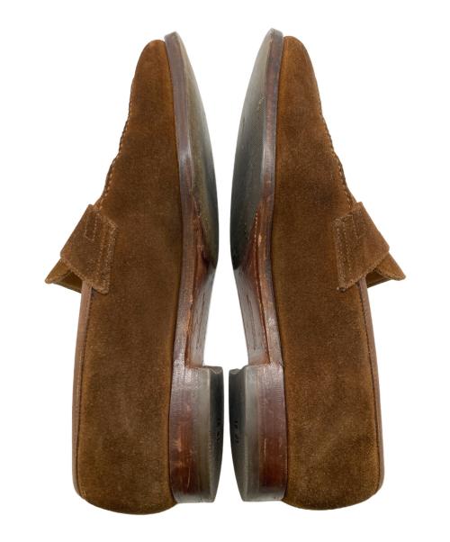Crockett & Jones（クロケット＆ジョーンズ）Crockett & Jones (クロケット＆ジョーンズ) SYDNEY スエードコインローファー ブラウン サイズ:8　1/2Eの古着・服飾アイテム