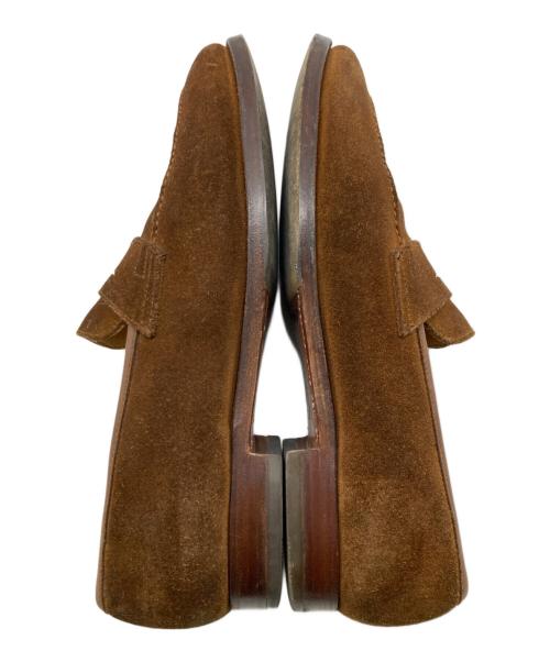 Crockett & Jones（クロケット＆ジョーンズ）Crockett & Jones (クロケット＆ジョーンズ) SYDNEY スエードコインローファー ブラウン サイズ:8　1/2Eの古着・服飾アイテム