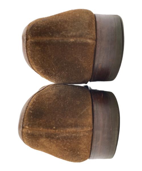 Crockett & Jones（クロケット＆ジョーンズ）Crockett & Jones (クロケット＆ジョーンズ) SYDNEY スエードコインローファー ブラウン サイズ:8　1/2Eの古着・服飾アイテム