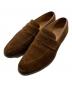 Crockett & Jones（クロケット＆ジョーンズ）の古着「SYDNEY スエードコインローファー」｜ブラウン