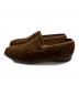 Crockett & Jones (クロケット＆ジョーンズ) SYDNEY スエードコインローファー ブラウン サイズ:8　1/2E：23000円