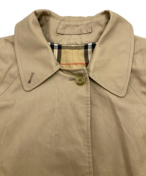 Burberry's（バーバリーズ）Burberry's (バーバリーズ) 裏ノバチェックステンカラーコート ベージュ サイズ:不明の古着・服飾アイテム