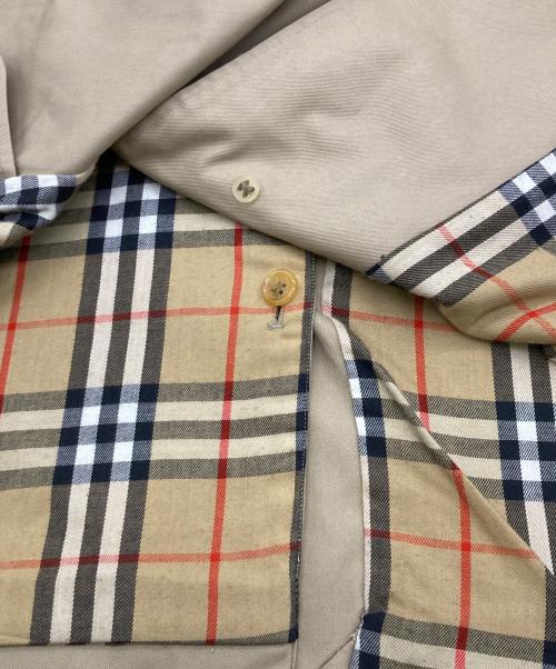 Burberry's（バーバリーズ）Burberry's (バーバリーズ) 裏ノバチェックステンカラーコート ベージュ サイズ:不明の古着・服飾アイテム