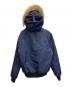 SUPER DRY EVEREST (スーパードライ エベレスト) ファー付きダウンジャケット ネイビー サイズ:L：6000円