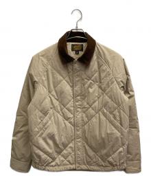 Eddie Bauer（エディーバウアー）の古着「キルティングジャケット」｜ベージュ