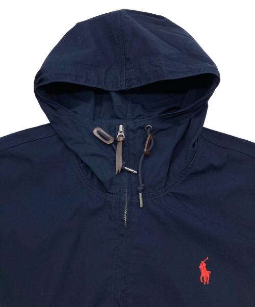 POLO RALPH LAUREN（ポロ・ラルフローレン）POLO RALPH LAUREN (ポロ・ラルフローレン) フーディブルゾン ネイビー サイズ:Mの古着・服飾アイテム
