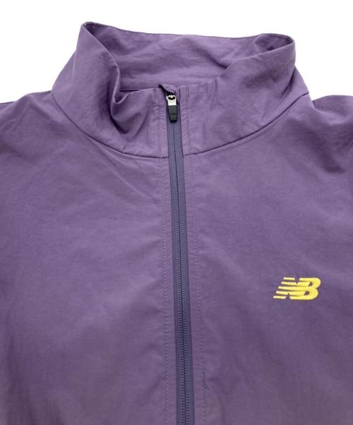NEW BALANCE（ニューバランス）NEW BALANCE (ニューバランス) タスランナイロンウーブンジャケット パープル サイズ:L 未使用品の古着・服飾アイテム