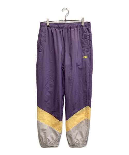 NEW BALANCE（ニューバランス）NEW BALANCE (ニューバランス) タスランナイロンウーブンジョガーパンツ パープル サイズ:Lの古着・服飾アイテム