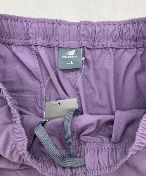 NEW BALANCE（ニューバランス）NEW BALANCE (ニューバランス) タスランナイロンウーブンジョガーパンツ パープル サイズ:Lの古着・服飾アイテム