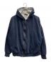 Dickies（ディッキーズ）の古着「裏サーマルジップパーカー」｜ネイビー