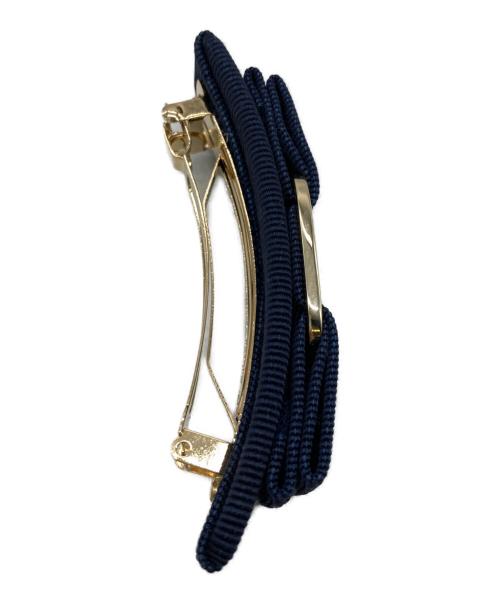 Salvatore Ferragamo（サルヴァトーレ フェラガモ）Salvatore Ferragamo (サルヴァトーレ フェラガモ) ヴァラリボンバレッタ ネイビーの古着・服飾アイテム
