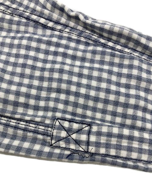 DIESEL（ディーゼル）DIESEL (ディーゼル) 長袖シャツ ネイビー×ホワイト サイズ:Lの古着・服飾アイテム
