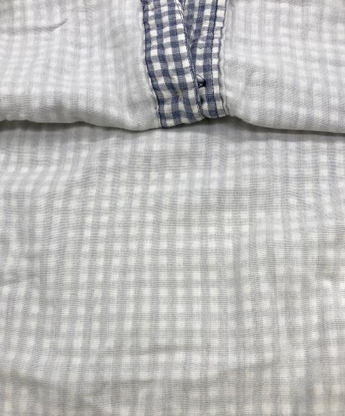 DIESEL（ディーゼル）DIESEL (ディーゼル) 長袖シャツ ネイビー×ホワイト サイズ:Lの古着・服飾アイテム