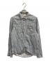 DIESEL（ディーゼル）の古着「長袖シャツ」｜ネイビー×ホワイト