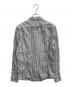 DIESEL (ディーゼル) 長袖シャツ ネイビー×ホワイト サイズ:L：4000円