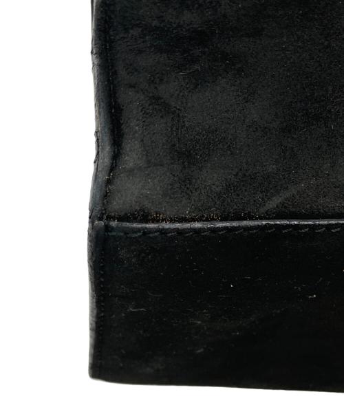 GUCCI（グッチ）GUCCI (グッチ) スエードトートバッグ ブラックの古着・服飾アイテム