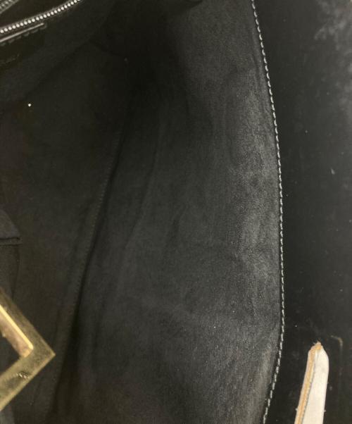 GUCCI（グッチ）GUCCI (グッチ) スエードトートバッグ ブラックの古着・服飾アイテム