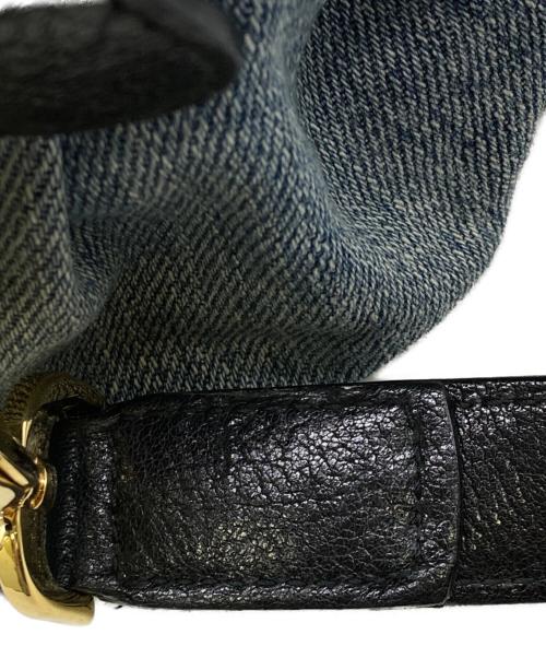 DOLCE & GABBANA（ドルチェ＆ガッバーナ）DOLCE & GABBANA (ドルチェ＆ガッバーナ) フラワーレース デニムバッグ インディゴの古着・服飾アイテム