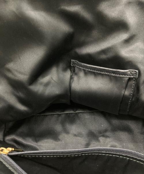 DOLCE & GABBANA（ドルチェ＆ガッバーナ）DOLCE & GABBANA (ドルチェ＆ガッバーナ) フラワーレース デニムバッグ インディゴの古着・服飾アイテム