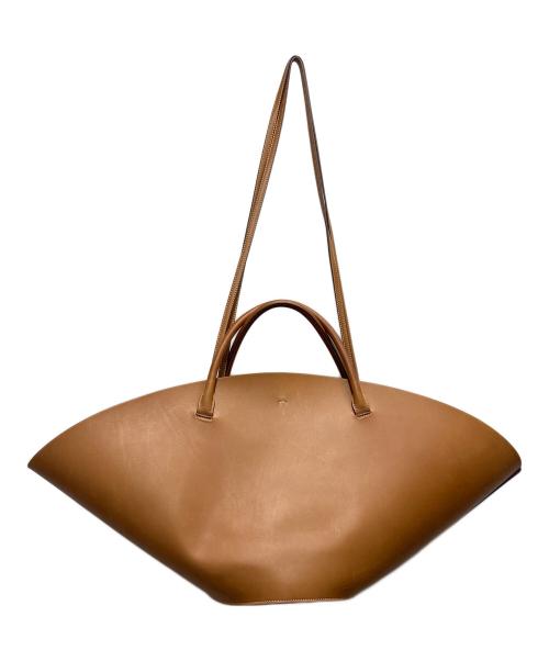 JIL SANDER（ジルサンダー）JIL SANDER (ジルサンダー) SOMBRERO レザートートバッグ ブラウンの古着・服飾アイテム