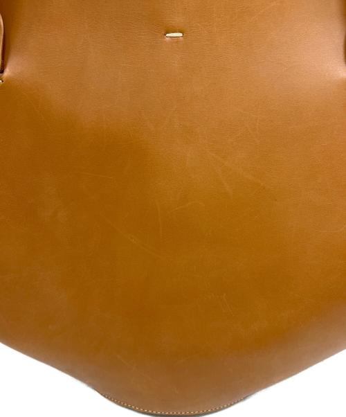 JIL SANDER（ジルサンダー）JIL SANDER (ジルサンダー) SOMBRERO レザートートバッグ ブラウンの古着・服飾アイテム