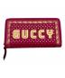 GUCCI（グッチ）の古着「ジップアラウンドウォレット」｜ショッキングピンク