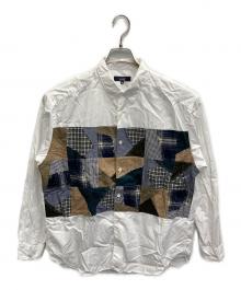COMME des GARCONS HOMME（コムデギャルソン オム）の古着「AD2025 パッチワークシャツ」｜ホワイト