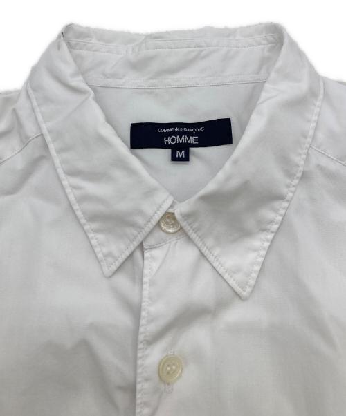 COMME des GARCONS HOMME（コムデギャルソン オム）COMME des GARCONS HOMME (コムデギャルソン オム) AD2025 パッチワークシャツ ホワイト サイズ: Mの古着・服飾アイテム