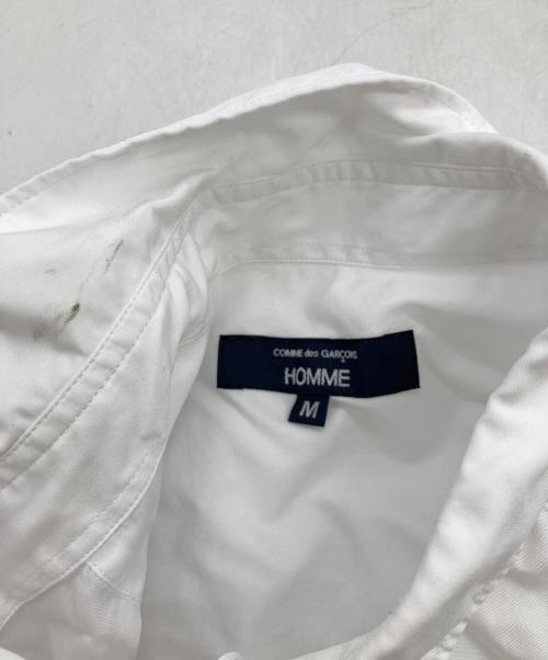 COMME des GARCONS HOMME（コムデギャルソン オム）COMME des GARCONS HOMME (コムデギャルソン オム) AD2025 パッチワークシャツ ホワイト サイズ: Mの古着・服飾アイテム