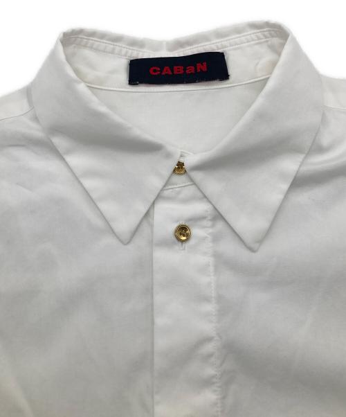 CABAN（キャバン）CABAN (キャバン) コットンタイプライター 半袖シャツ ホワイト サイズ:FREEの古着・服飾アイテム