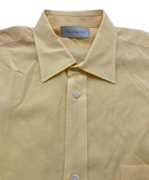 ENCOMING（インカミング）ENCOMING (インカミング) レギュラーカラーシャツ イエロー サイズ:Mの古着・服飾アイテム