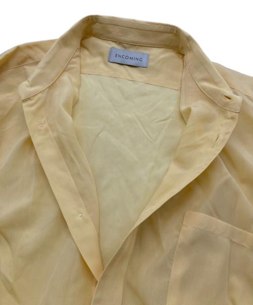 ENCOMING（インカミング）ENCOMING (インカミング) レギュラーカラーシャツ イエロー サイズ:Mの古着・服飾アイテム