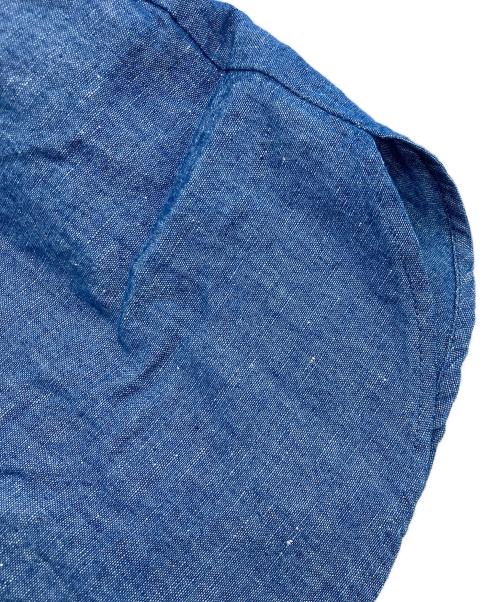 journal standard luxe（ジャーナルスタンダード ラックス）journal standard luxe (ジャーナルスタンダード ラックス) 25AW CLシャンブレー フリルブラウス インディゴ サイズ:FREEの古着・服飾アイテム