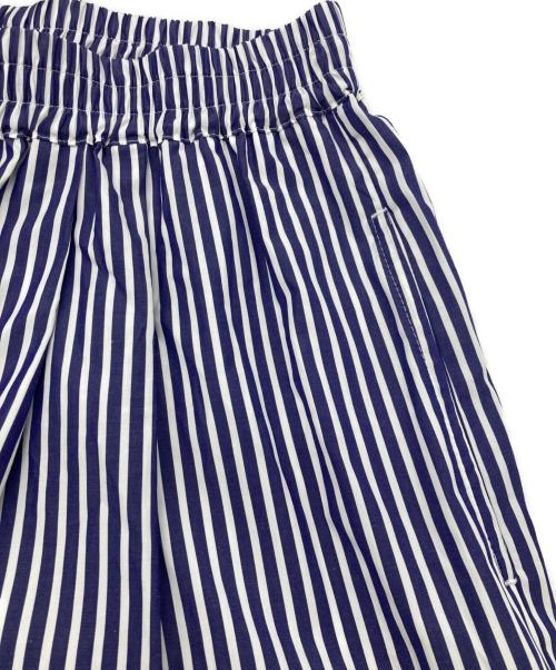 WEEKEND Max Mara（ウィークエンド マックスマーラ）WEEKEND Max Mara (ウィークエンド マックスマーラ) ストライプワイドパンツ ホワイト×ブルー サイズ:44の古着・服飾アイテム