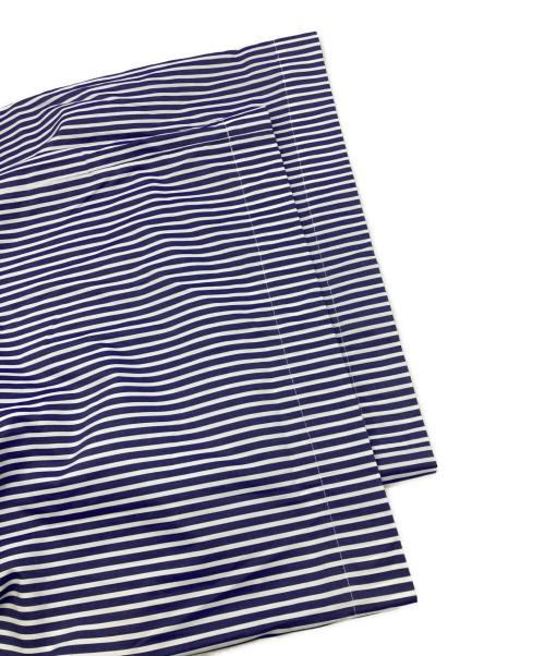 WEEKEND Max Mara（ウィークエンド マックスマーラ）WEEKEND Max Mara (ウィークエンド マックスマーラ) ストライプワイドパンツ ホワイト×ブルー サイズ:44の古着・服飾アイテム