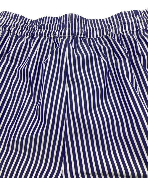 WEEKEND Max Mara（ウィークエンド マックスマーラ）WEEKEND Max Mara (ウィークエンド マックスマーラ) ストライプワイドパンツ ホワイト×ブルー サイズ:44の古着・服飾アイテム