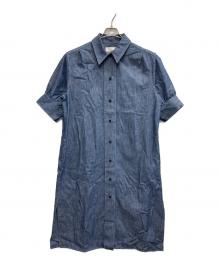 JIL SANDER（ジルサンダー）の古着「シャンプレー シャツワンピース/DRESS 257 GW/26SS」｜インディゴ