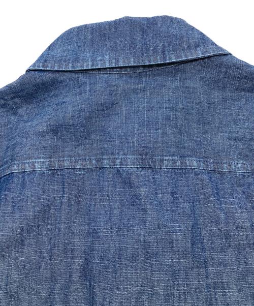 JIL SANDER（ジルサンダー）JIL SANDER (ジルサンダー) シャンプレー シャツワンピース/DRESS 257 GW/26SS インディゴ サイズ:36の古着・服飾アイテム