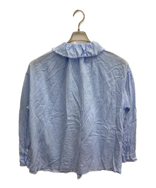 Veritecoeur（ヴェリテクール）Veritecoeur (ヴェリテクール) フリルブラウス 26SS ブルー サイズ:Fの古着・服飾アイテム