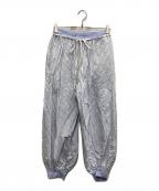 enricaエンリカ）の古着「コットンストライプパンツ PANTS 159」｜ホワイト×ブルー