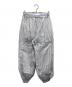 ENRICA (エンリカ) コットンストライプパンツ PANTS 159 ホワイト×ブルー サイズ:38：8000円