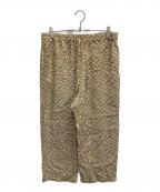 chimalaチマラ）の古着「RAYON PRINT DRAWSTRING PANTS」｜ホワイト×イエロー