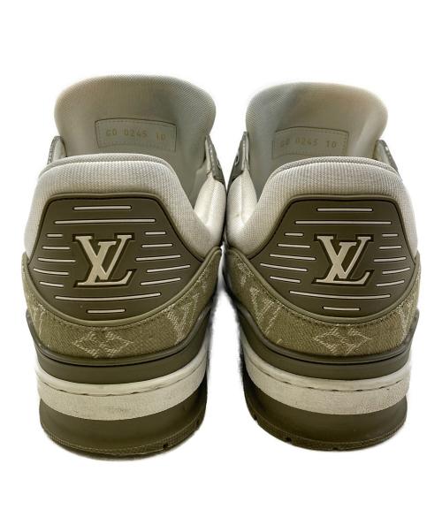 LOUIS VUITTON（ルイ ヴィトン）LOUIS VUITTON (ルイ ヴィトン) LV トレイナースニーカー ホワイト×ベージュ サイズ:10の古着・服飾アイテム